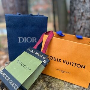 Gucci Green and Red Tote Bag